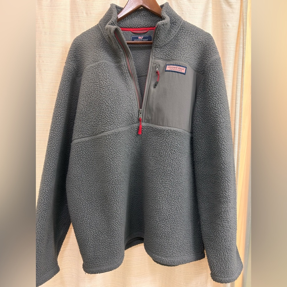 Vineyard Vines Gray Fleece Jacket